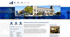 Desktop Screenshot of ekopa.de